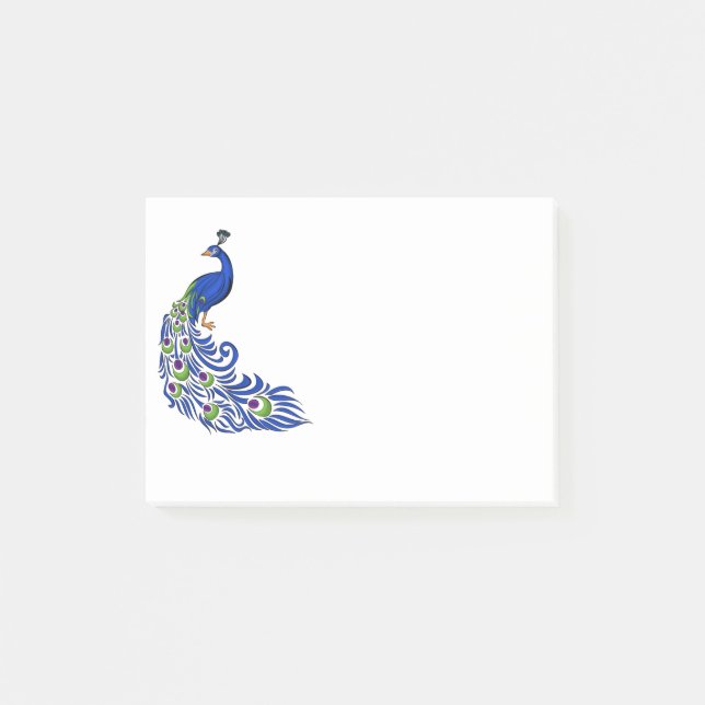 Peacock Post-it-Notes Post-it Notes (Front)