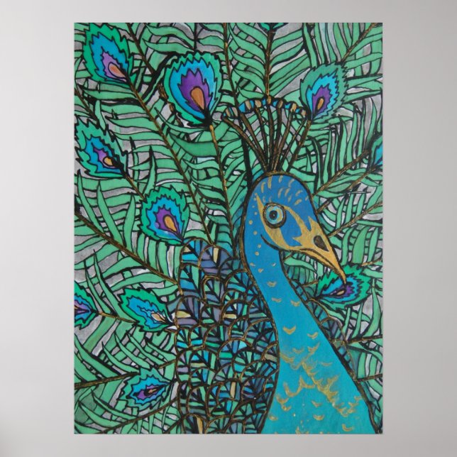 Peacock Poster (Front)
