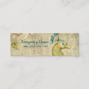 Peacock - Price Tag, Business Card