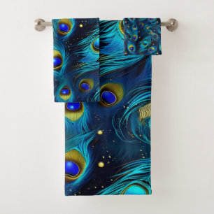 Peacock Pride Bath Towel Set