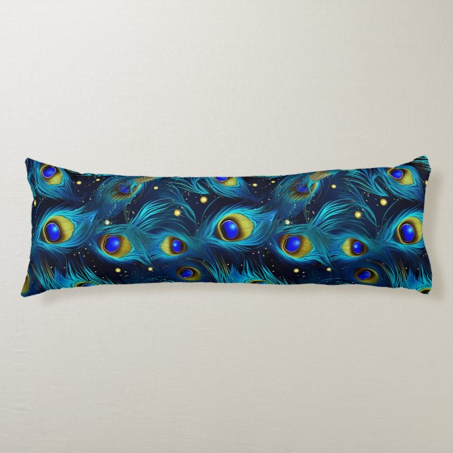 Peacock Pride Body Cushion (Front)