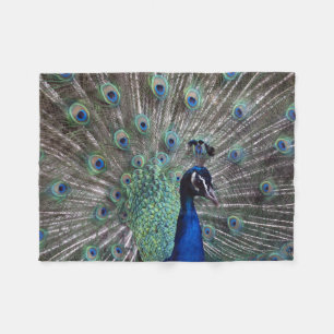 Peacock Pride Fleece Blanket