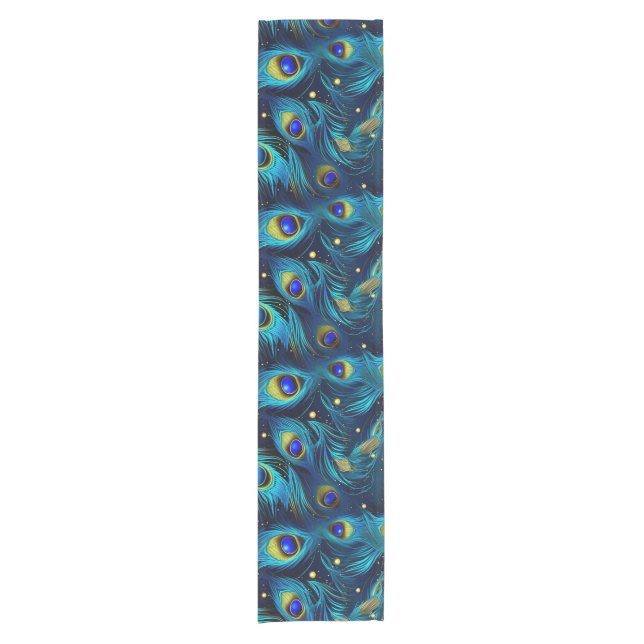 Peacock Pride Short Table Runner (Front)