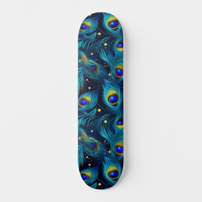 Peacock Pride Skateboard (Front)