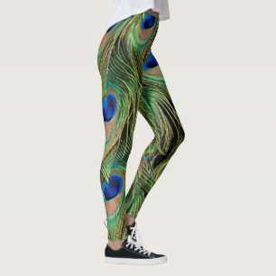 Peacock Print Pattern Legging