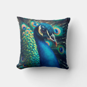 Peacock Profile Cushion