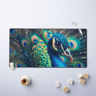 Peacock Profile Desk Mat