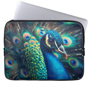 Peacock Profile Laptop Sleeve