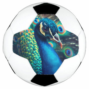 Peacock Profile Soccer Ball