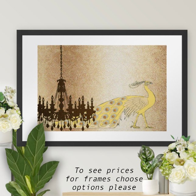 Peacock Roaring 20's Wedding Poster (Creator Uploaded)