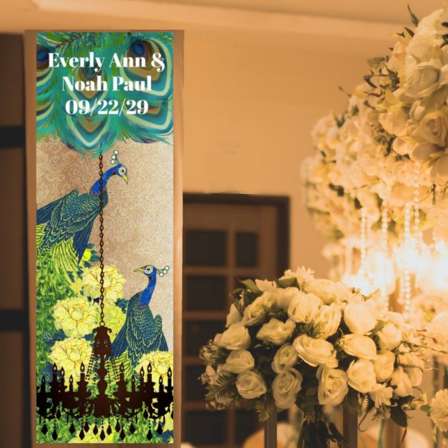 Peacock Roaring 20's Wedding Poster (Creator Uploaded)