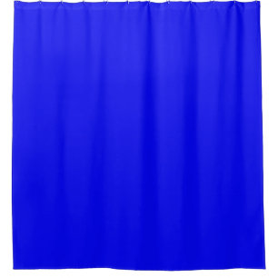 Peacock Royal Blue Shower Curtain