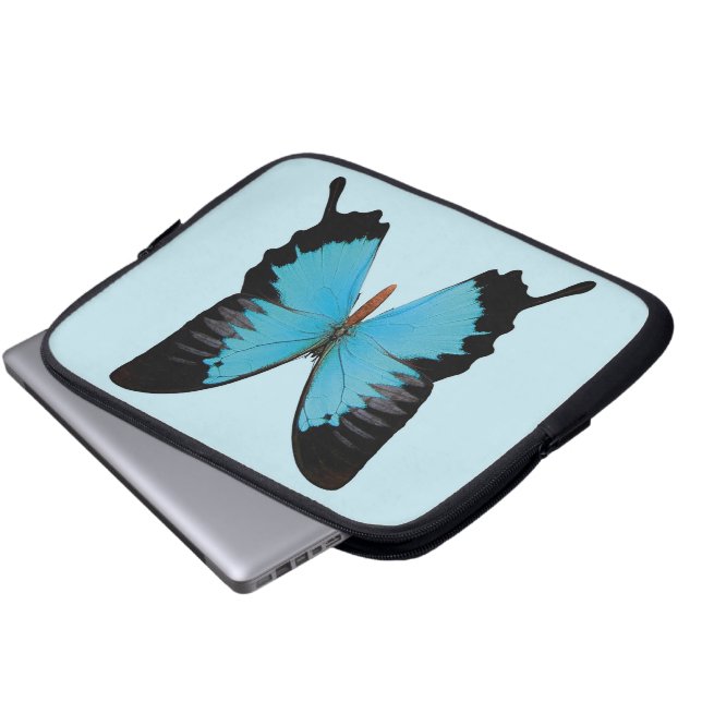 Peacock Royal Laptop Sleeve (Front Bottom)