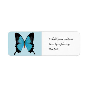 Peacock Royal Return Address Label