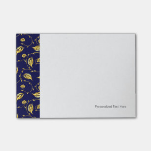 Peacock Sari Pattern Post-it Notes