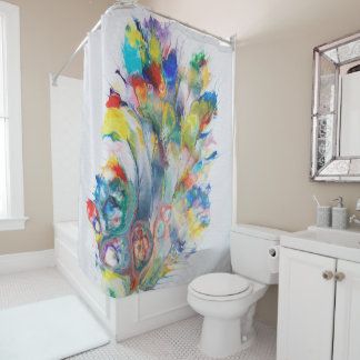 Peacock Shower Curtain