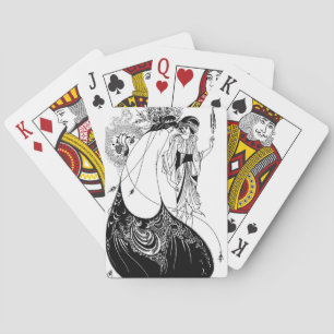 Peacock Skirt Beardsley Art Nouveau Playing Cards
