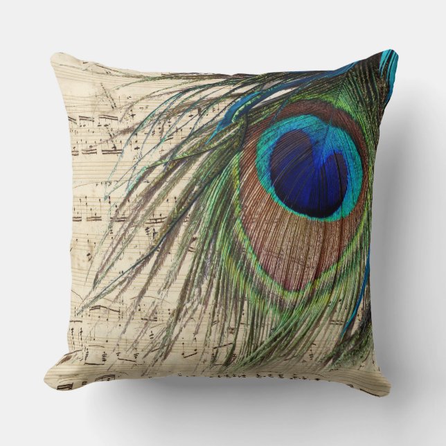 Peacock Song Cushion (Front)