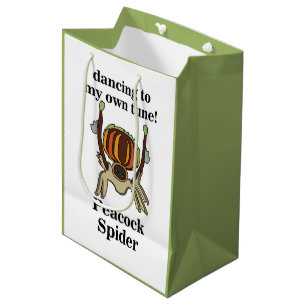 Peacock Spider Funny Medium Gift Bag