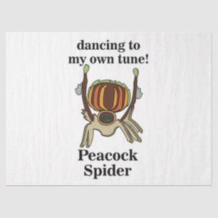 Peacock Spider Funny Tissue Paper