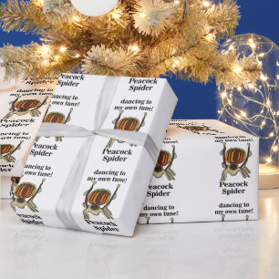 Peacock Spider Insect Funny Wrapping Paper