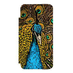 Peacock Splendour Illustration Incipio Watson™ iPhone 5 Wallet Case