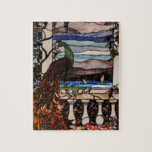 Peacock Stained Glass Puzzle