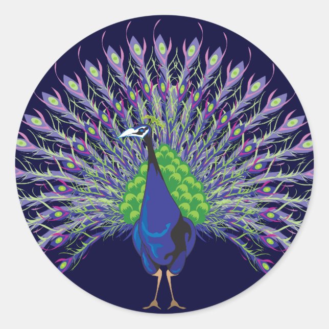 Peacock Stickers (Front)