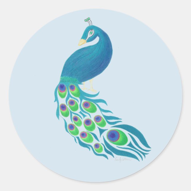 Peacock stickers (Front)