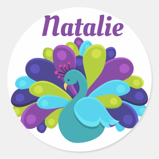 Peacock Stickers (Front)