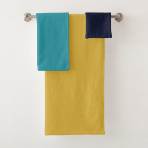 Peacock Stripes Bath Towel Set