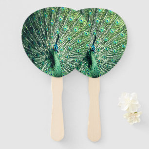 Peacock Strut Hand Fan