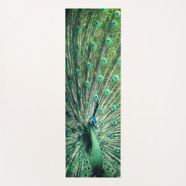 Peacock Strut  Yoga Mat (Front)