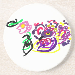 Peacock style coaster
