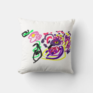 Peacock style cushion