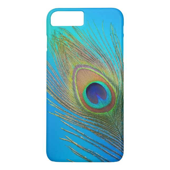 Peacock Tail Feather Case-Mate iPhone Case (Back)