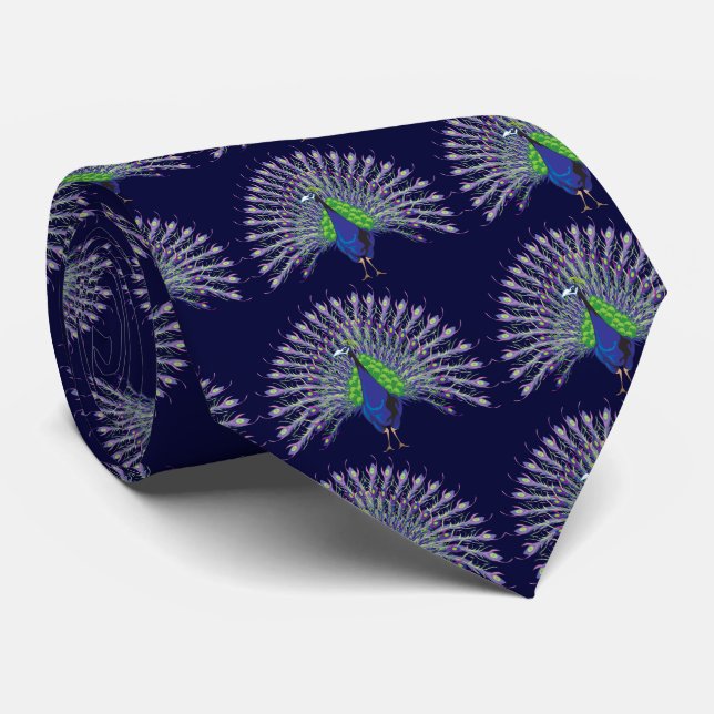 Peacock Tie (Rolled)