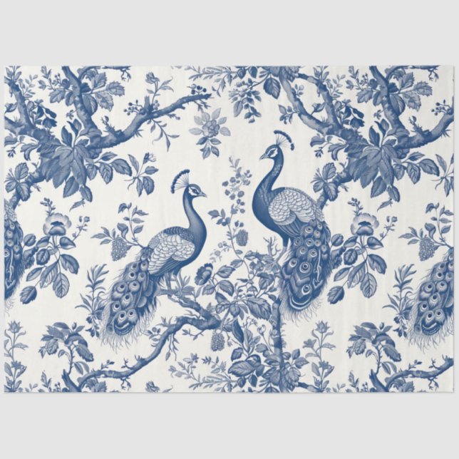 Peacock Tissue Paper (Front)