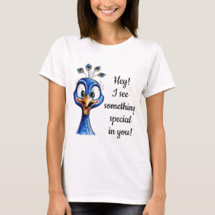 Peacock to Improve Humour T-Shirt