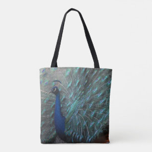 Peacock tote bag