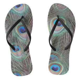 Peacock train Feathers Thongs