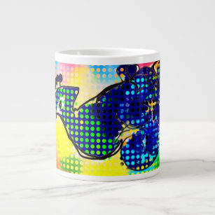 Peacock tri  dry  coffee mug