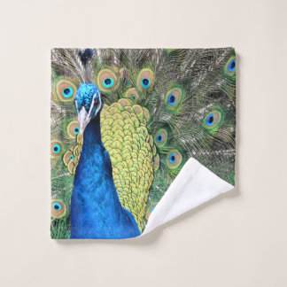 Peacock Wash Cloth