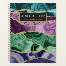 Peacock Watercolour Agate V2 Customizable