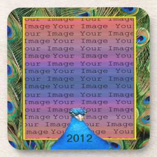 Peacock Wedding Coasters