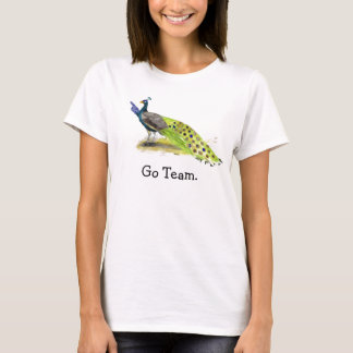 Peacock Wedding Maid of Honour T-Shirt