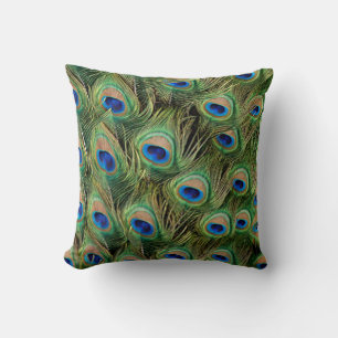 Peacock Wedding Reversible Pillow