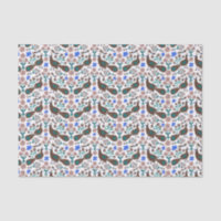 Peacocks Birds & Flowers Pattern Gift