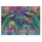 Peacocks Elegant Feathers Glitter Pink Decoupage