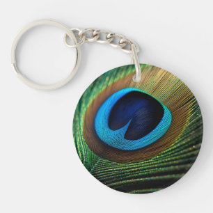 Peacock's Jewel Key Ring